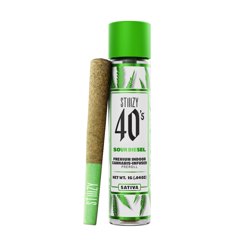 Stiiizy 40's Sour Diesel 1g Infused Preroll