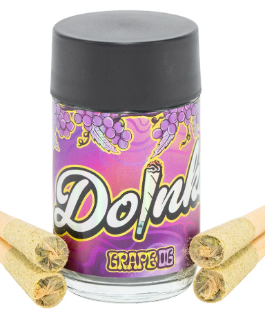 Doinks Grape OG .5g Infused Preroll 4pk