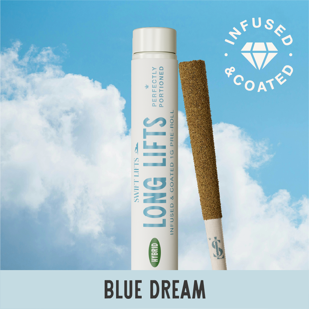 Swift Lifts Blue Dream 1g Infused & Coated Long Lifts Preroll