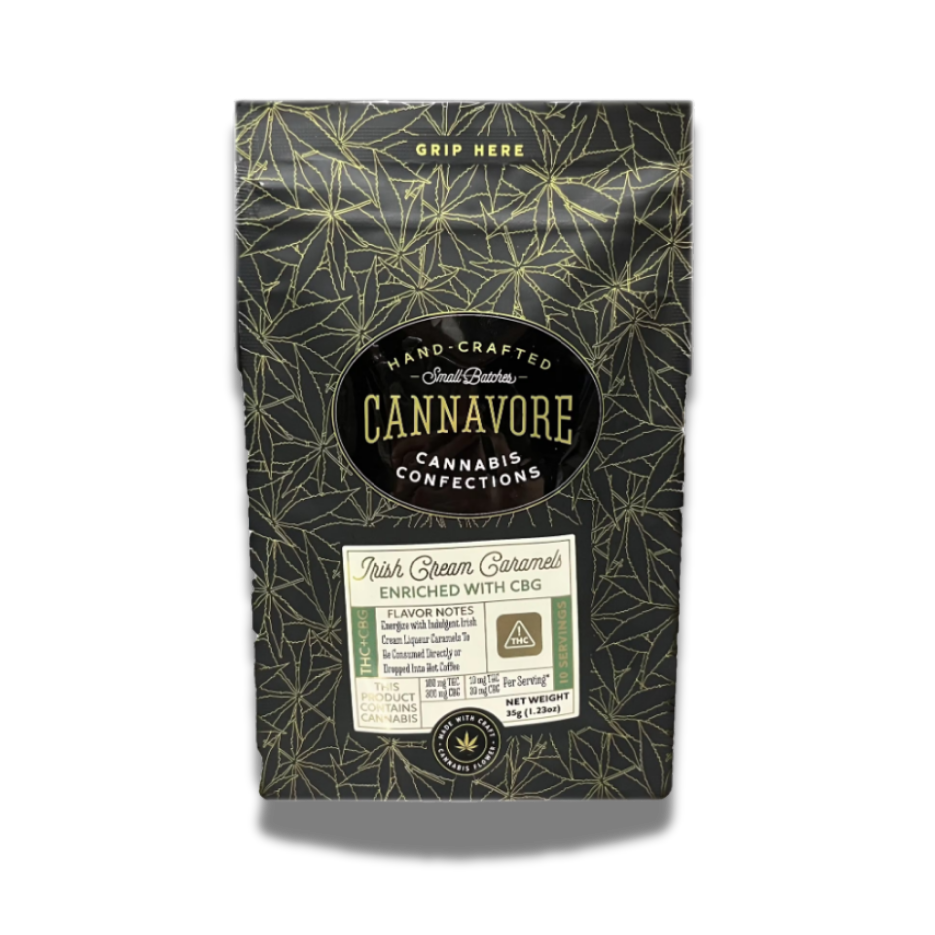 Cannavore Irish Cream 3:1 300mgCBG:100mgTHC Caramels