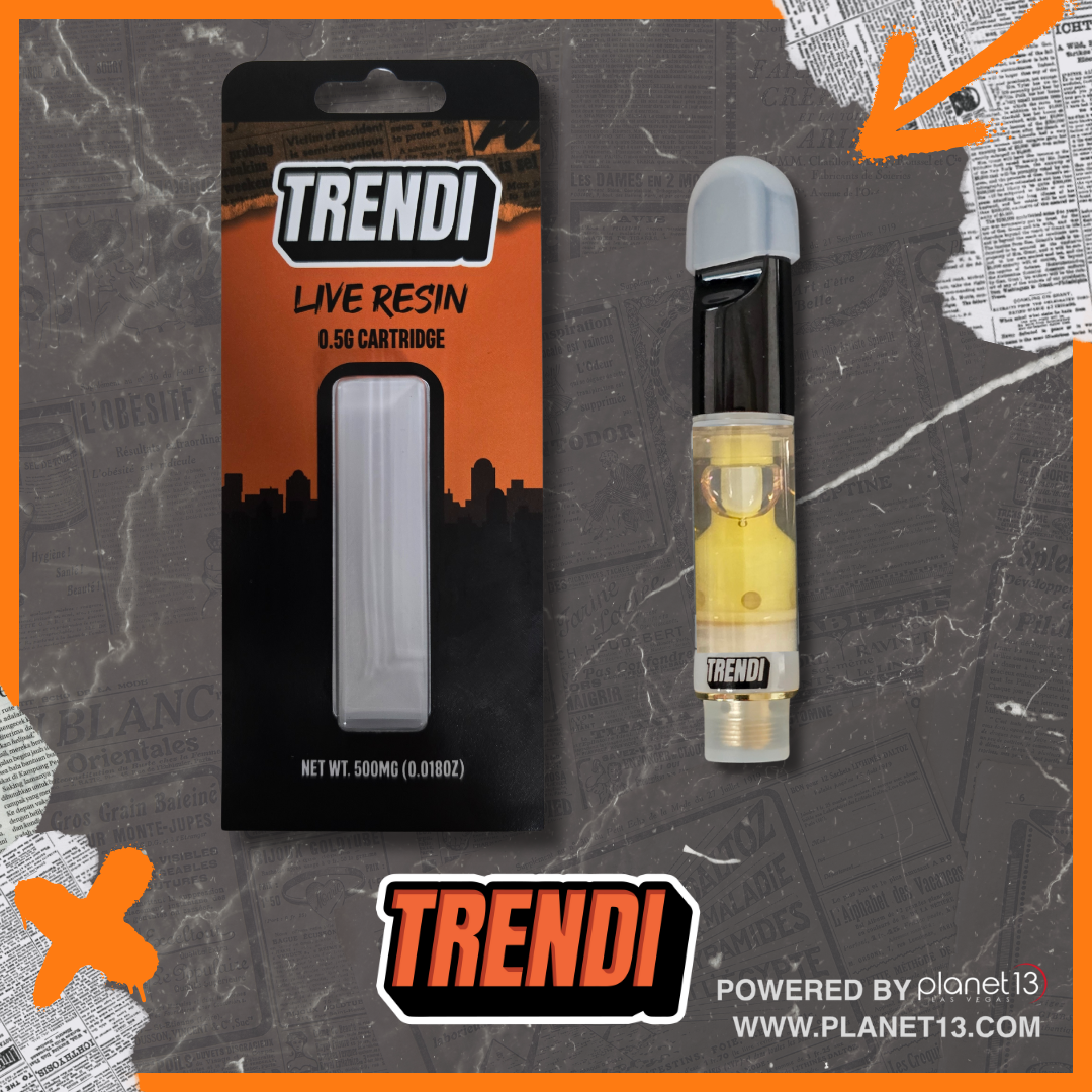 TRENDI Poison Ivy .5g Live Resin Vape Cartridge