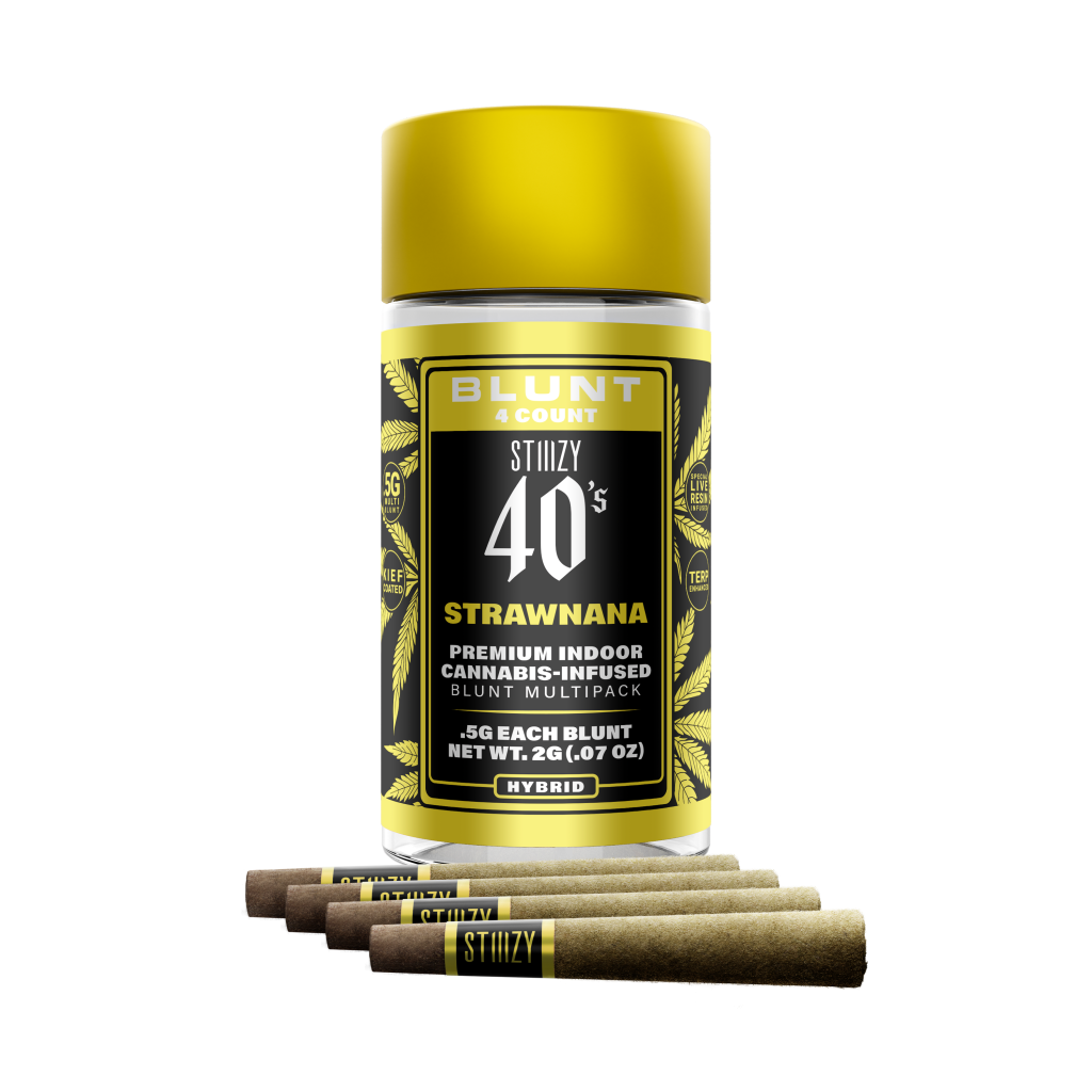 Stiiizy 40's Strawnana .5g Infused Blunt 4pk
