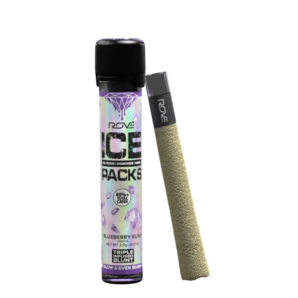 Rove Ice Packs Blueberry Kush 2g Infused Blunt