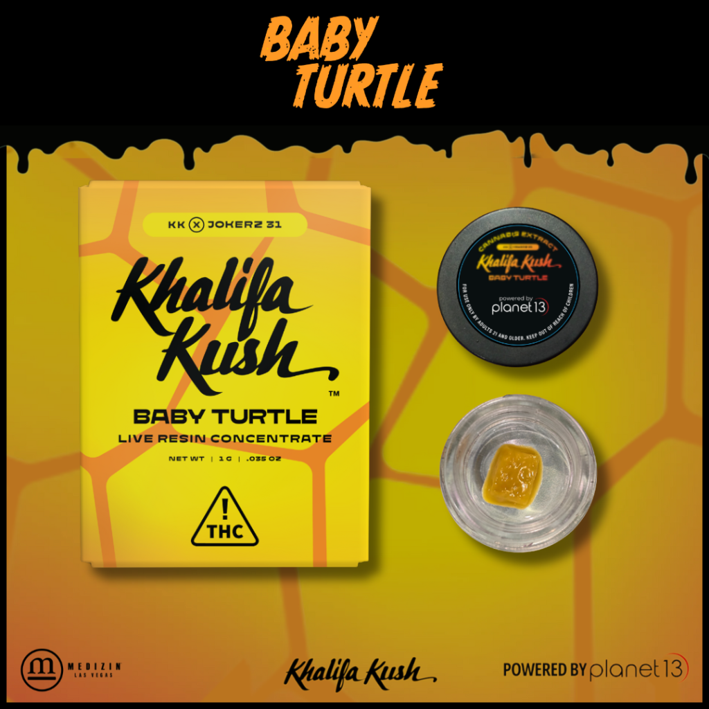 Khalifa Kush Baby Turtle .5g Live Resin Badder