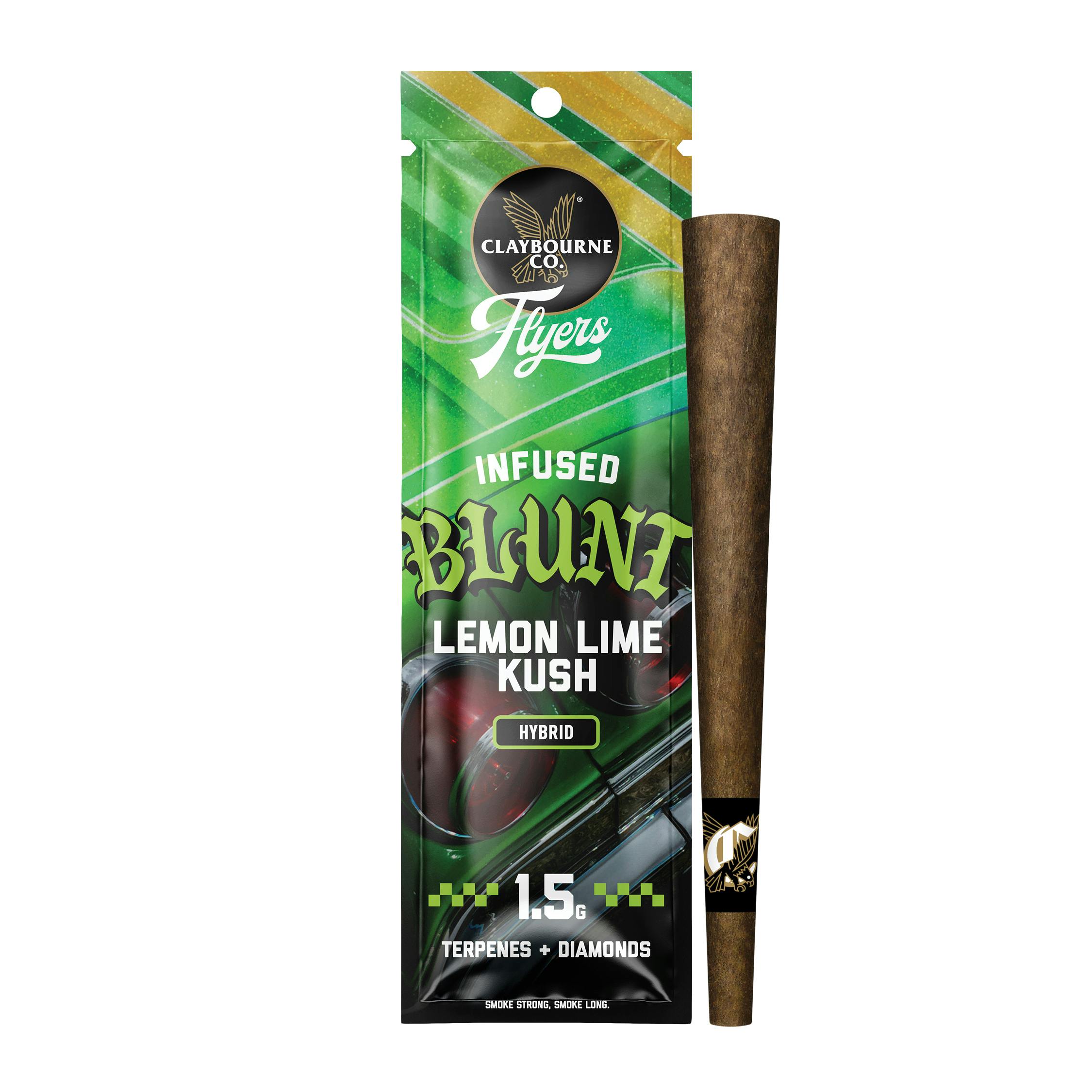 Claybourne Co. Flyers Lemon Lime Kush 1.5g Infused Blunt