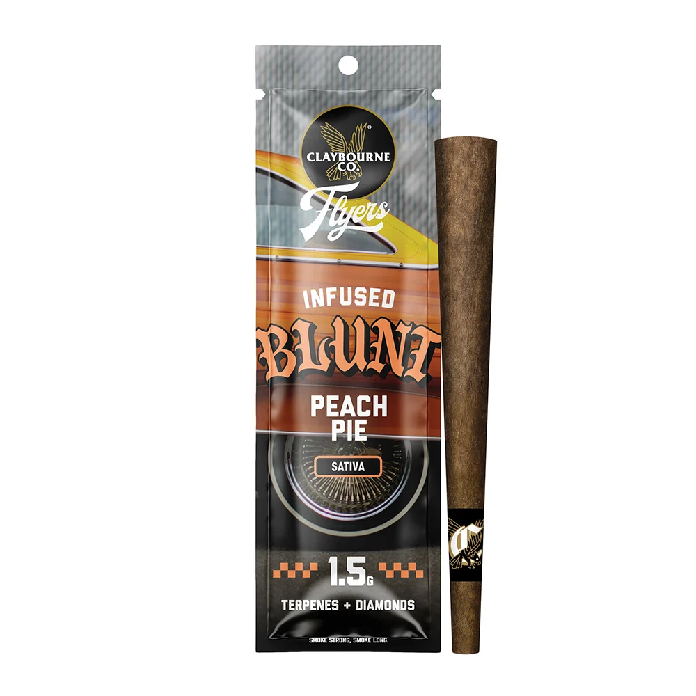 Claybourne Co. Flyers Peach Pie 1.5g Infused Blunt