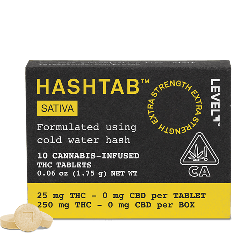 LEVEL Sativa Hashtab 25mg 10pk