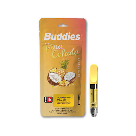 Buddies Pina Colada 1g Vape Cartridge