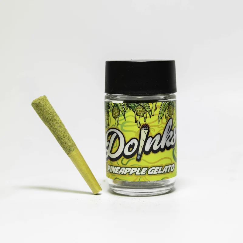 Doinks Pineapple Gelato .5g Infused Preroll 4pk