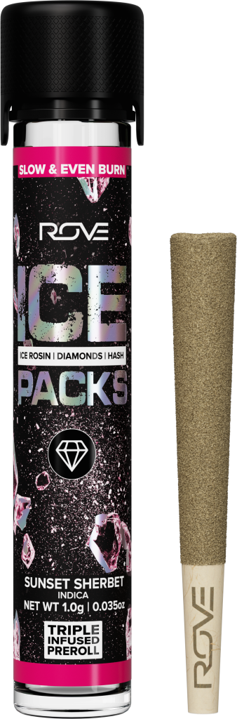 Rove Ice Packs Sunset Sherbet 1g Infused Preroll