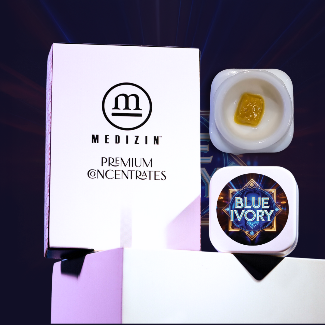 Medizin Blue Ivory 1g Live Resin Badder