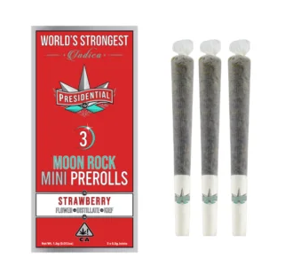 Presidential Strawberry .5g Moon Rock Preroll 3pk