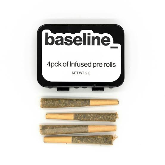 Baseline Lychee Dream .5g Infused Preroll 4pk