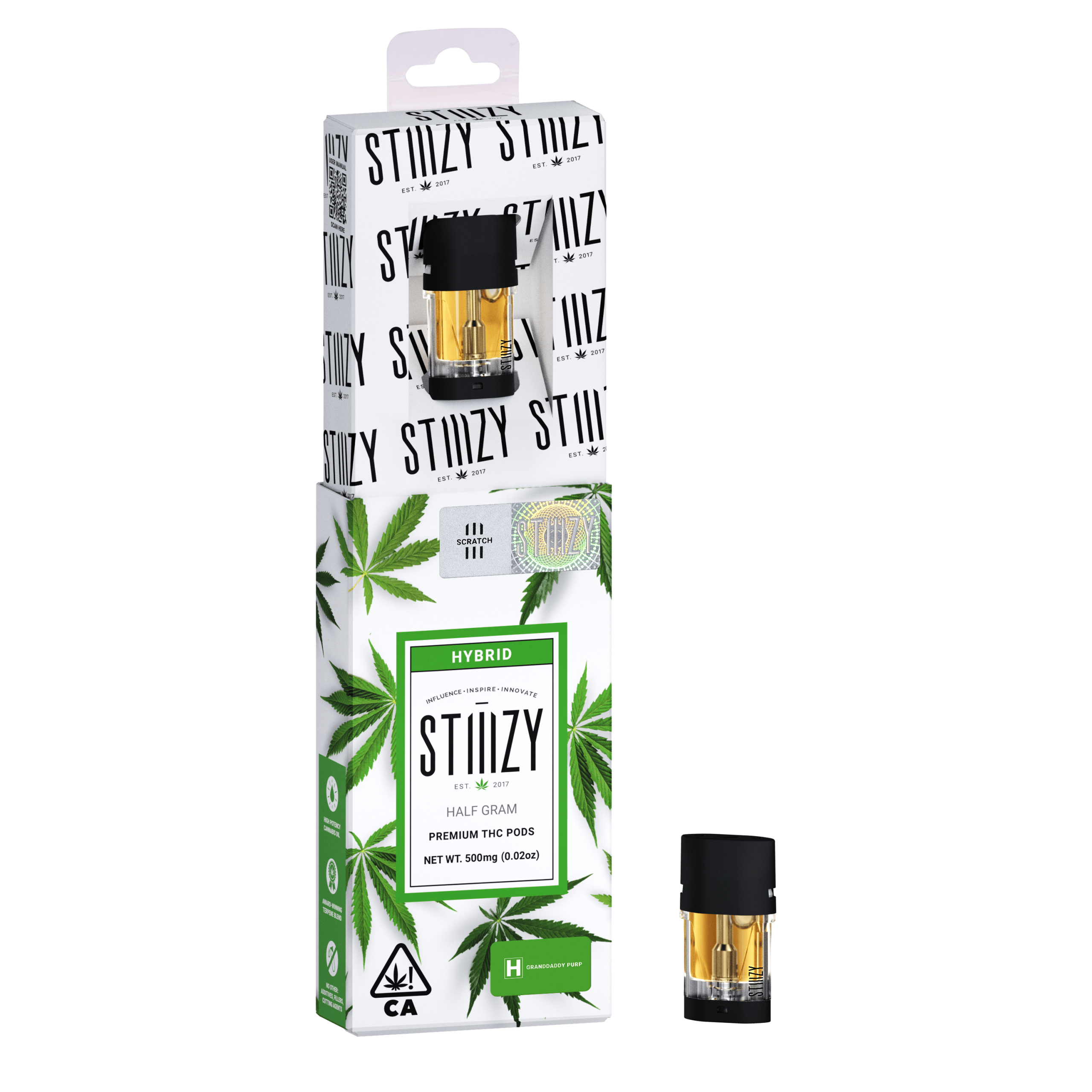 Stiiizy GrandDaddy Purp .5g Vape Pod