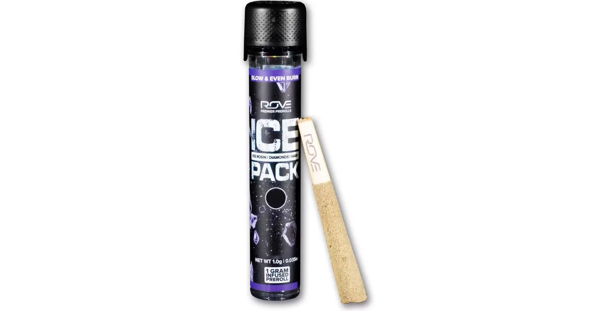Rove Ice Packs Blueberry Kush 1g Infused Preroll