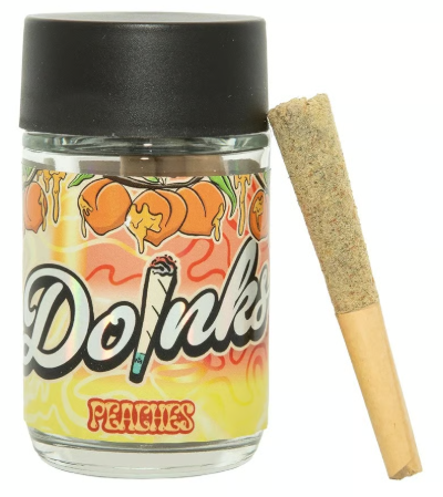 Doinks Peaches .5g Infused Preroll 4pk