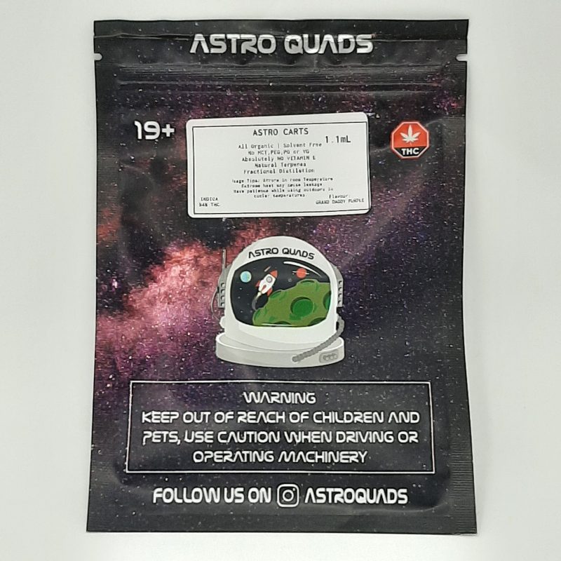 Diversity Packs - Vape Pen Cartridges 1.1G By Astro Quads - 30+ Potential Strains