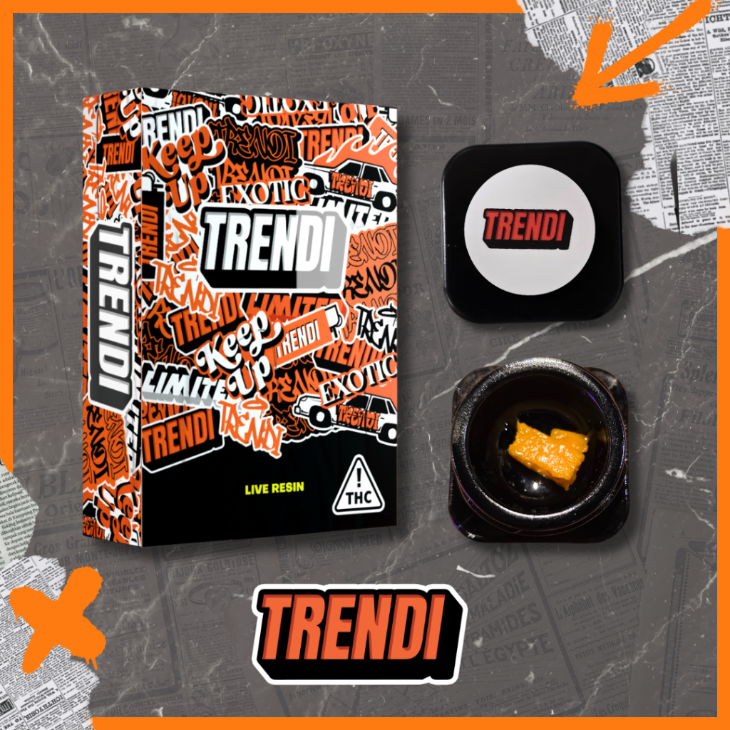 TRENDI Purp Skurp 1g Live Resin Badder