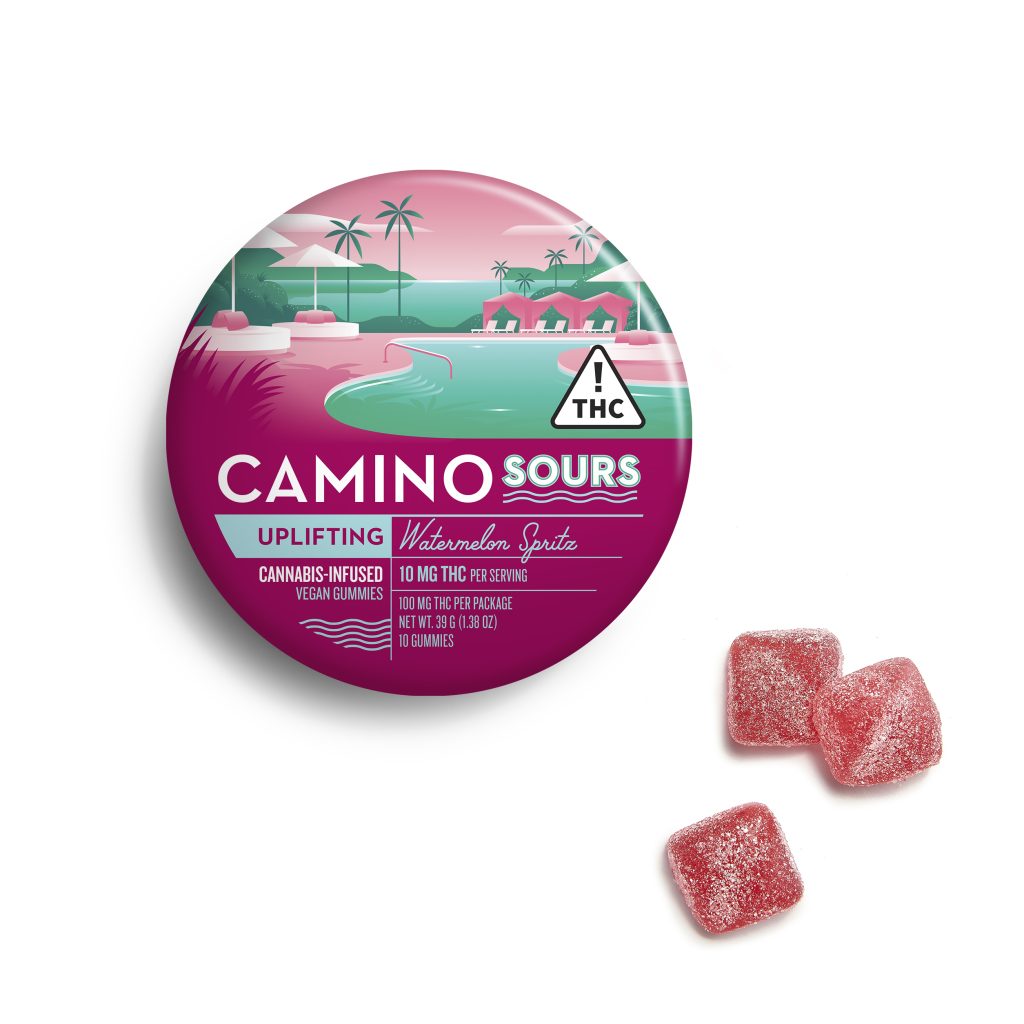 Camino Sours Watermelon Spritz 100mg Gummies
