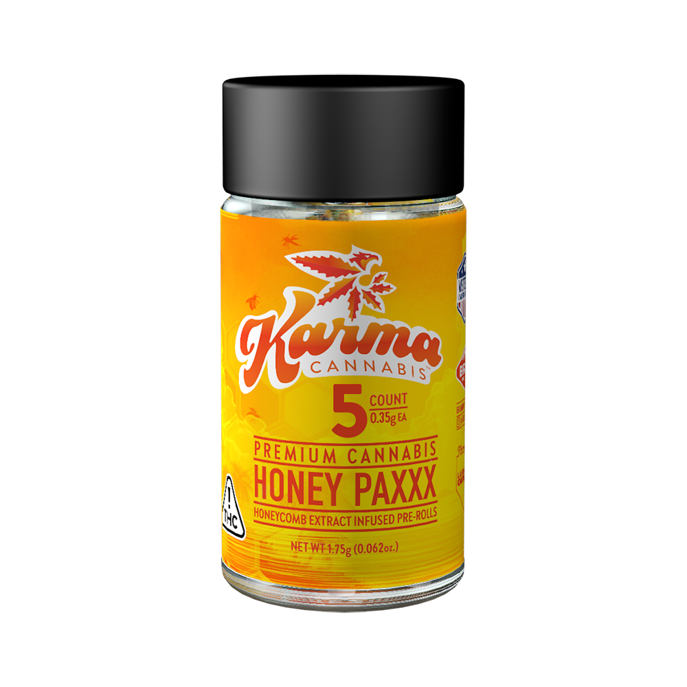 Karma White Gelato .35g Infused Honey Paxxx 5pk