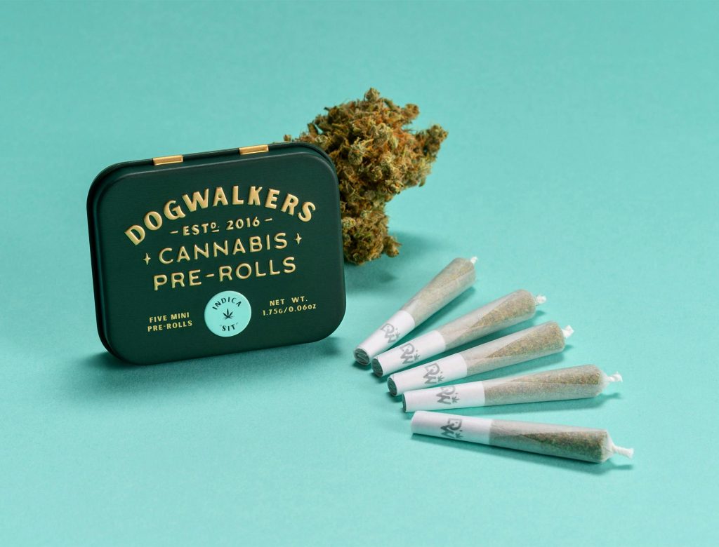 Dogwalkers Mystic Mint Sit .35g Preroll 5pk