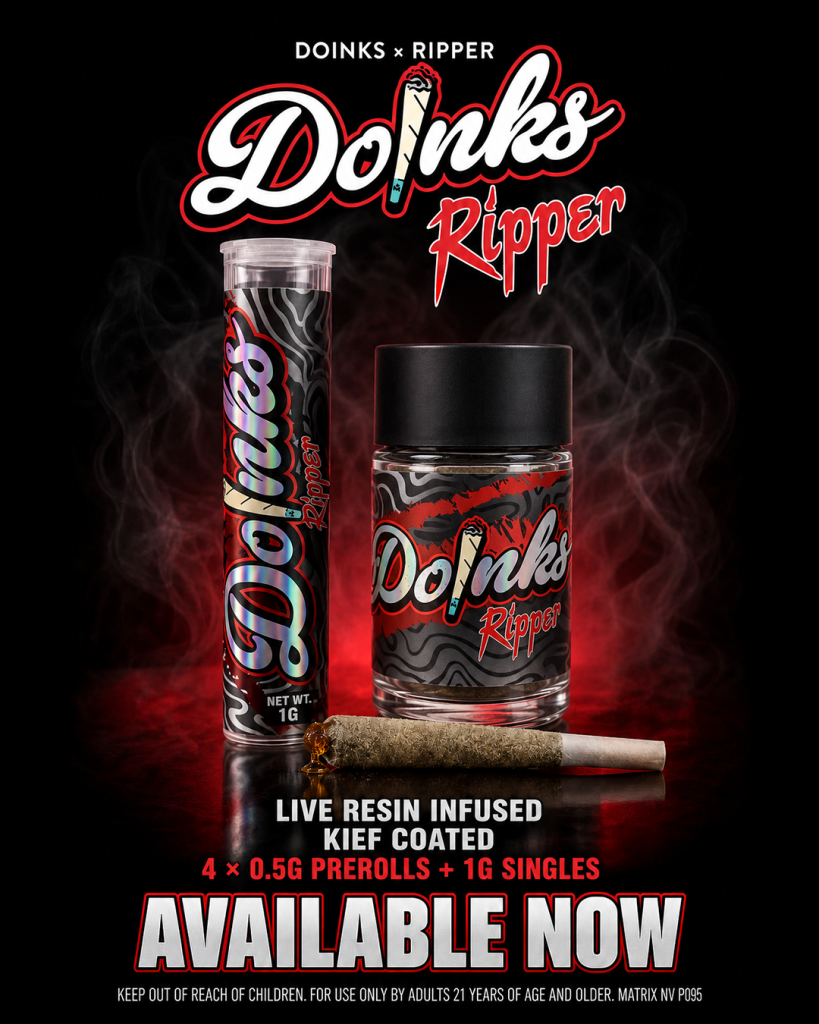 Doinks x Ripper Heir Heads 1g Infused Preroll