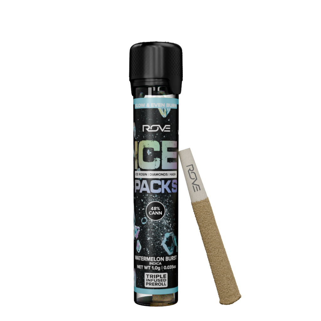 Rove Ice Packs Watermelon Burst 1g Infused Preroll
