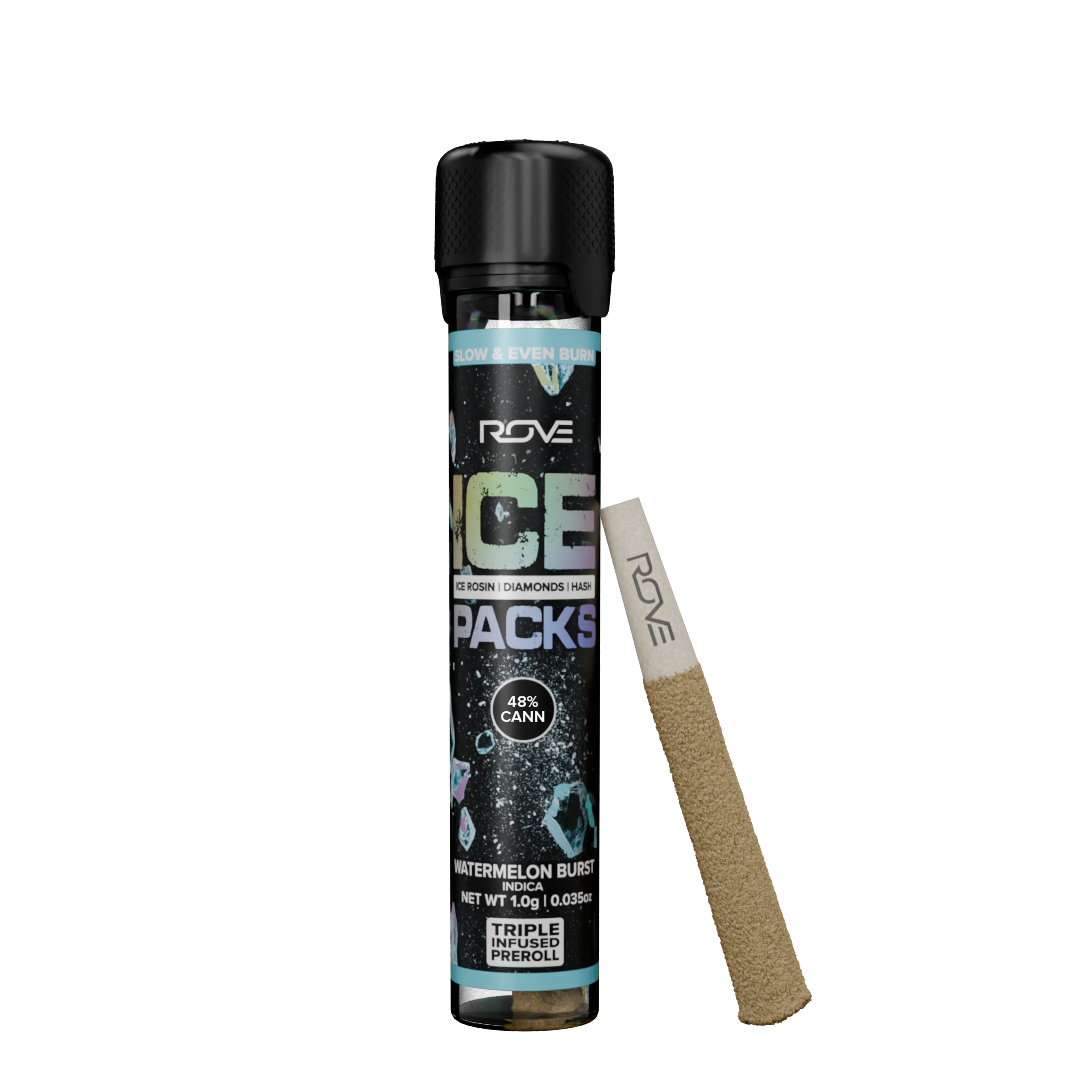 Rove Ice Packs Watermelon Burst 1g Infused Preroll