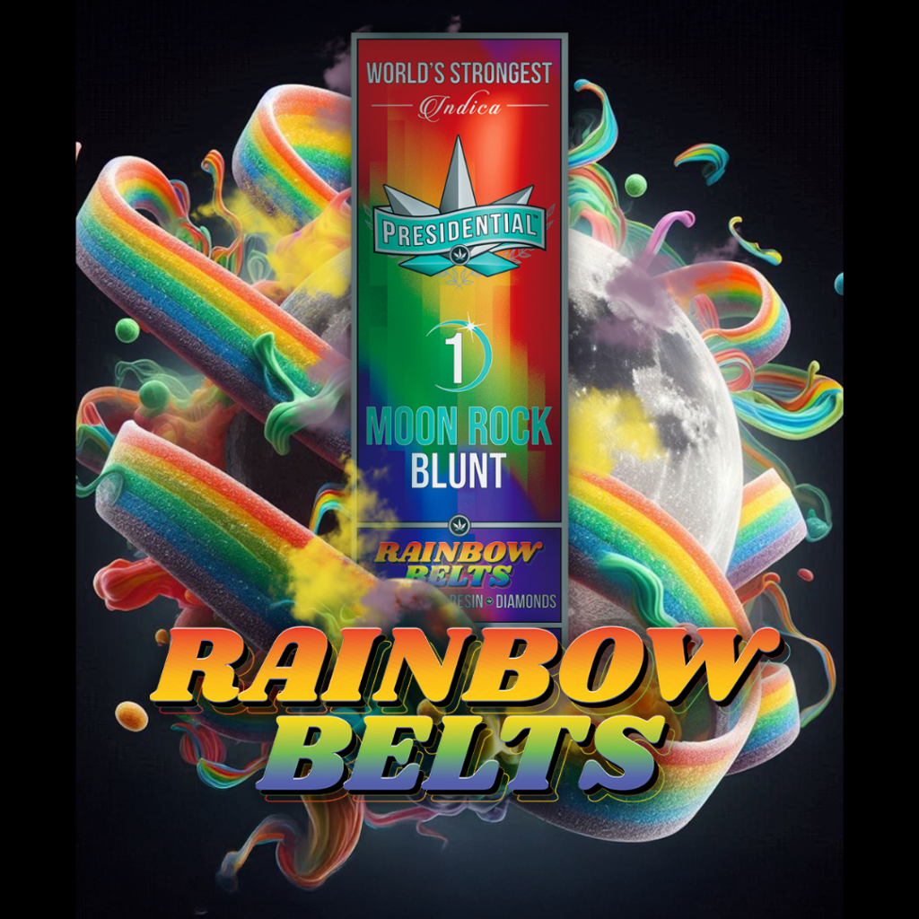 Presidential Rainbow Belts 1.5g Moon Rock Blunt