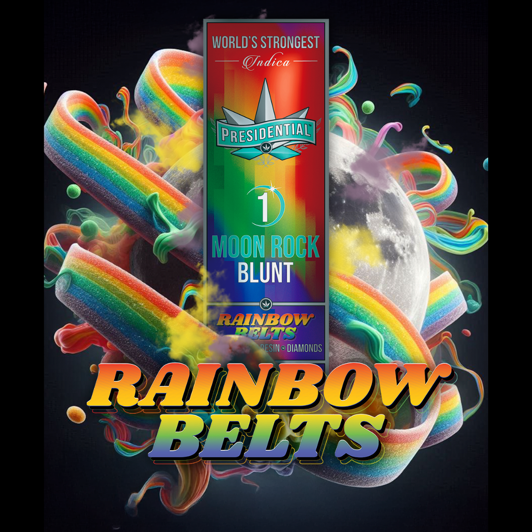 Presidential Rainbow Belts 1.5g Moon Rock Blunt