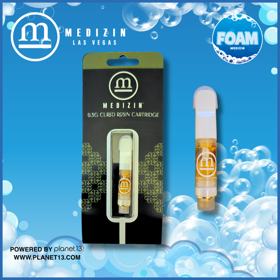 Medizin Foam .5g Cured Rosin Vape cart
