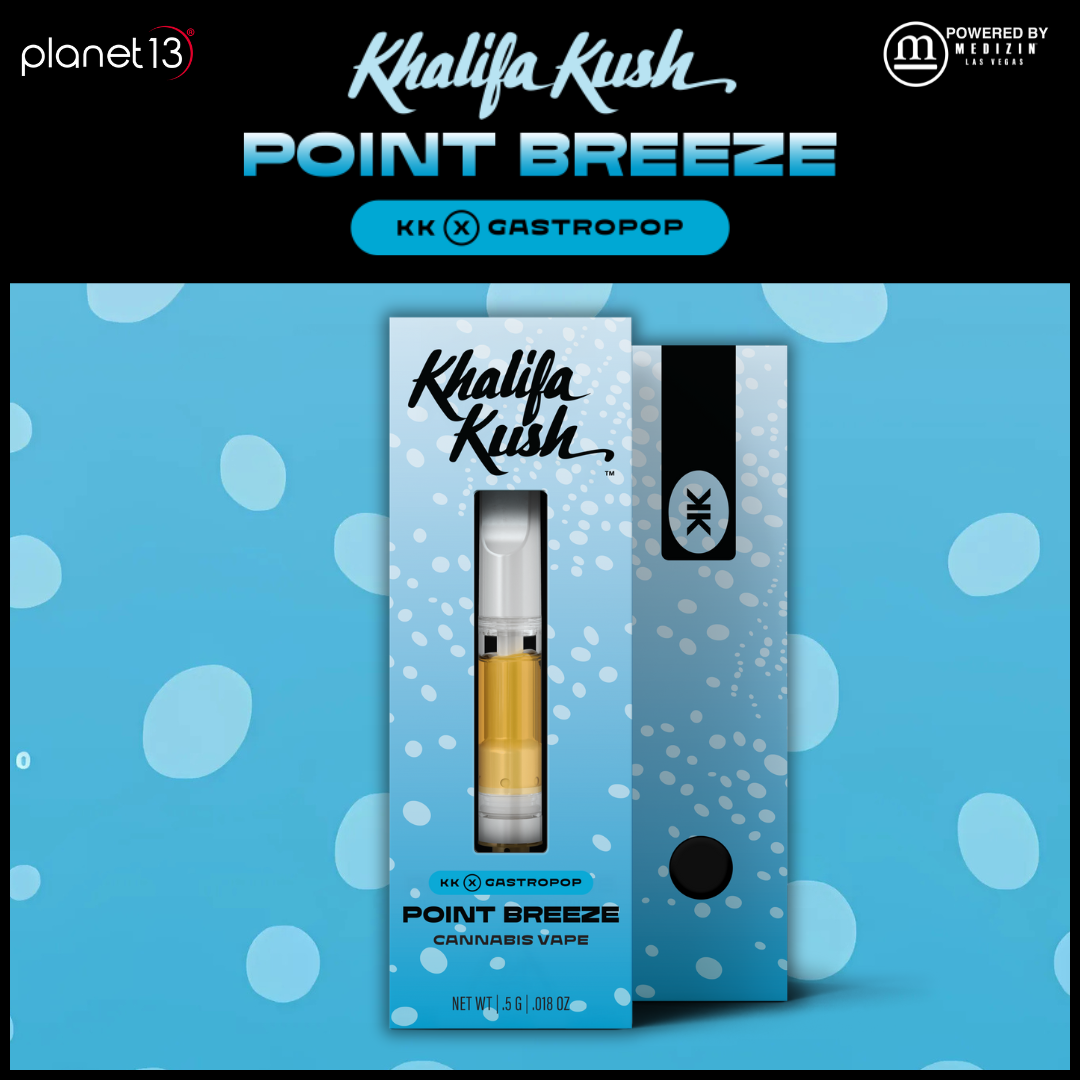 Khalifa Kush Point Breeze .5g Live Resin Vape Cartridge