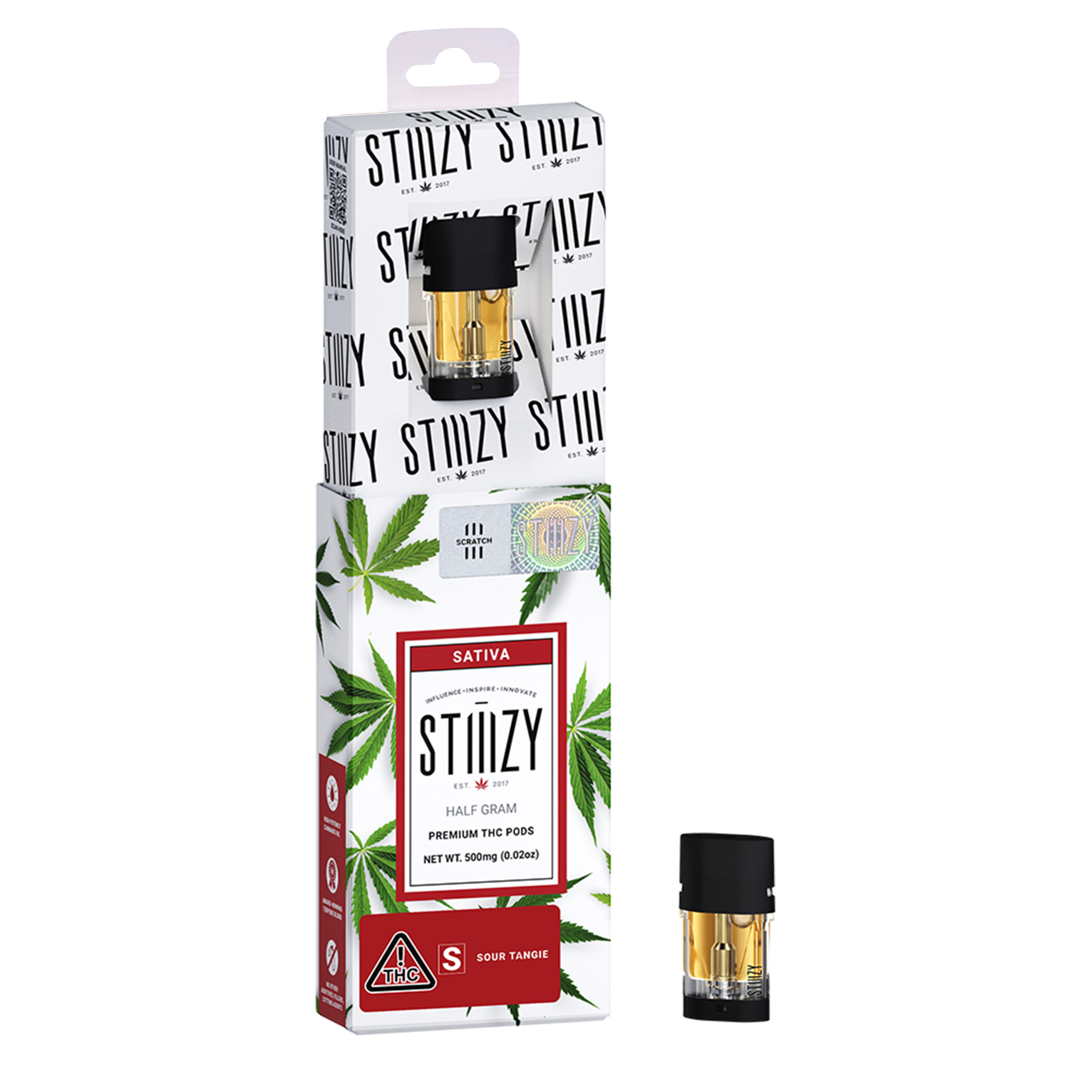 Stiiizy Sour Tangie .5g Vape Pod