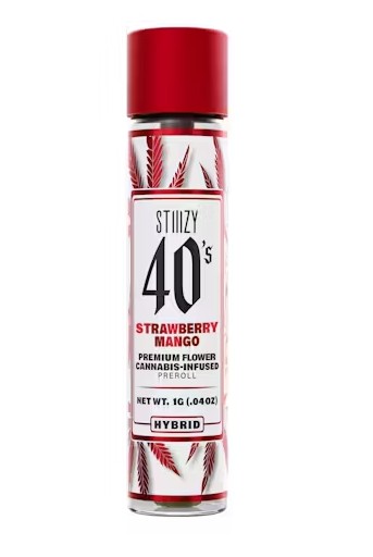 Stiiizy 40's Strawberry Mango 1g Infused Preroll