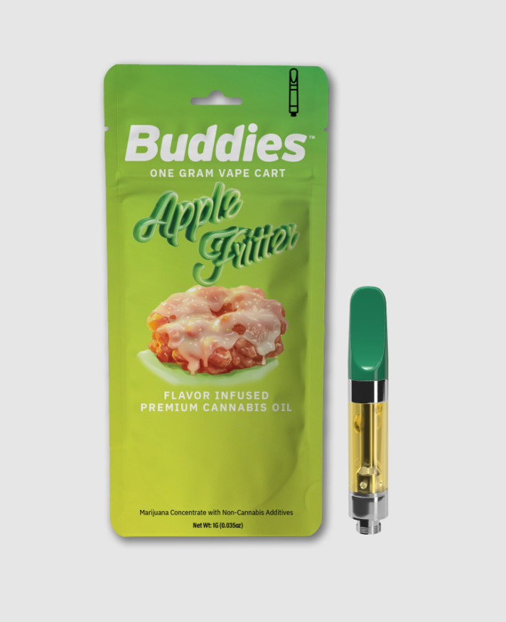 Buddies Apple Fritter 1g Vape Cartridge